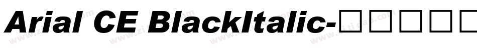 Arial CE BlackItalic字体转换
